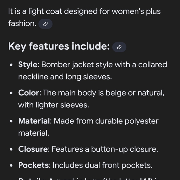 Varsity Ladies Beige & Cream 'My Style' Jacket - Picture 3 of 9